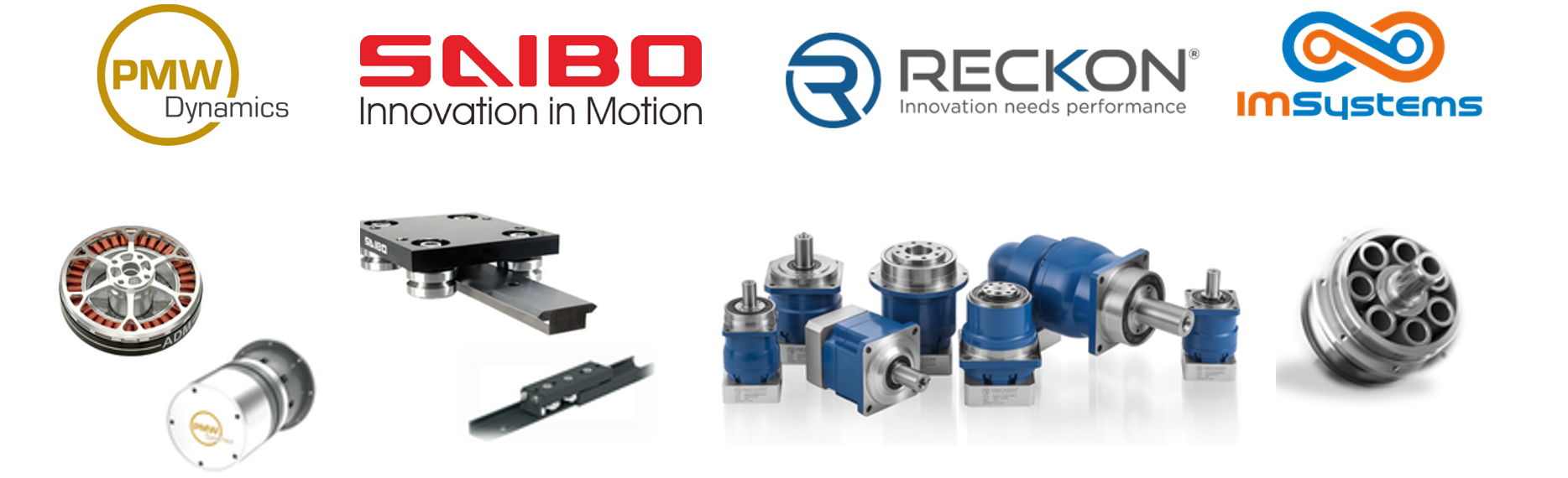 PMW Dynamics · SAIBO Innovation in Motion · RECKON · IMSystems